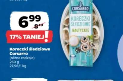 Koreczki śledziowe Corsarro