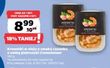 Krewetki w oleju o smaku czosnku z natką pietruszki Connoisseur