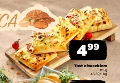 Tost z boczkiem