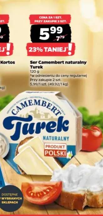 Ser Camembert naturalny Turek