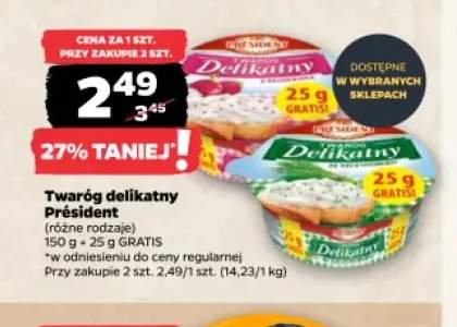 Twaróg delikatny Président