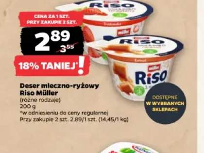 Deser mleczno-ryżowy Riso Müller