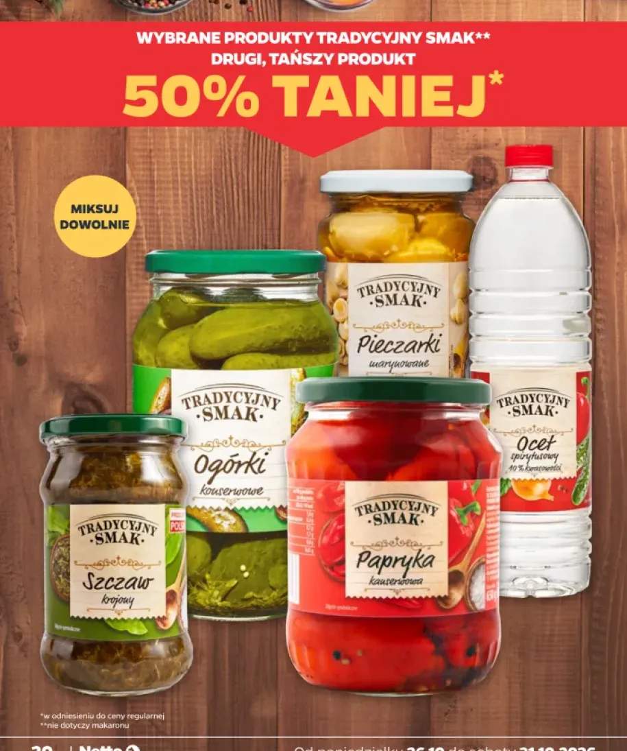 Produkty Tradycyjny Smak +5 wariantów