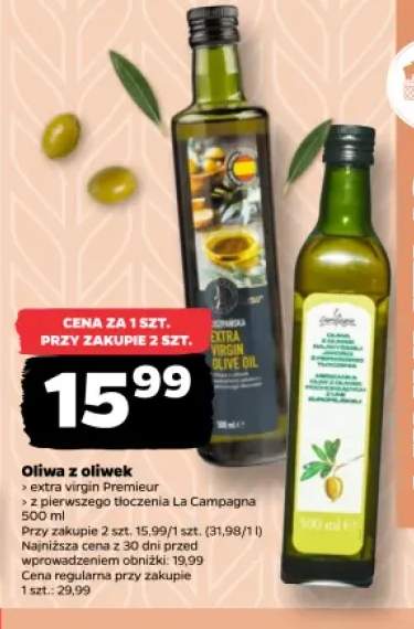 Oliwa z oliwek extra virgin Premier +1 wariant