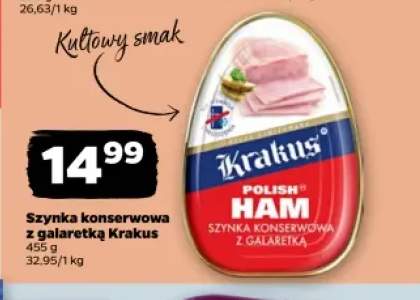 Szynka konserwowa z galaretką Krakus