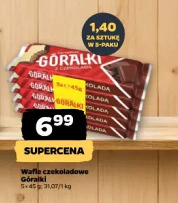 Wafle czekoladowe Góralki 5-pak