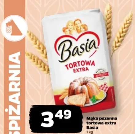 Mąka pszenna tortowa extra Basia