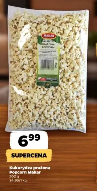 Kukurydza prażona Popcorn Makar