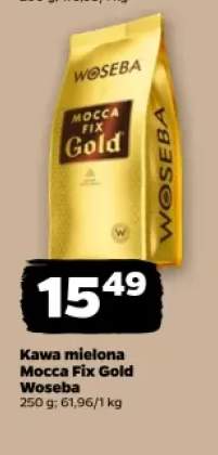 Kawa mielona Mocca Fix Gold Woseba