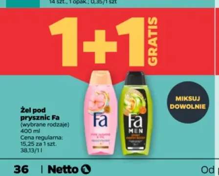 Żel pod prysznic Fa