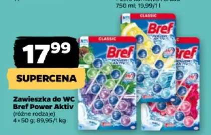 Zawieszka do WC 4-pak Bref Power Aktiv