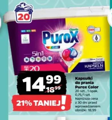 Kapsułki do prania Purox Color