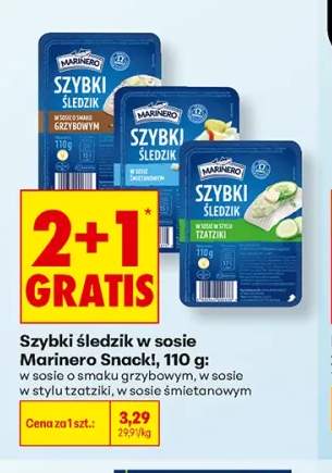 śledzik na raz