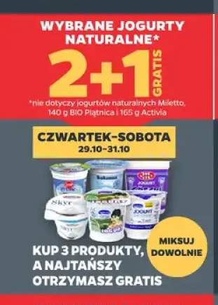 Jogurty naturalne +5 wariantów