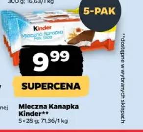 Mleczna Kanapka Kinder 5-pak
