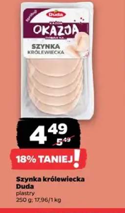 Szynka królewiecka Duda plastry