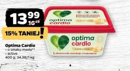 Optima Cardio o smaku masła +1 wariant