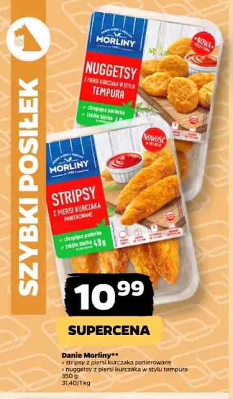 Stripsy z piersi kurczaka panierowane Morliny +1 wariant