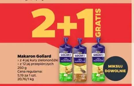 Makaron z 4 jaj kury zielononóżki Goliard +1 wariant