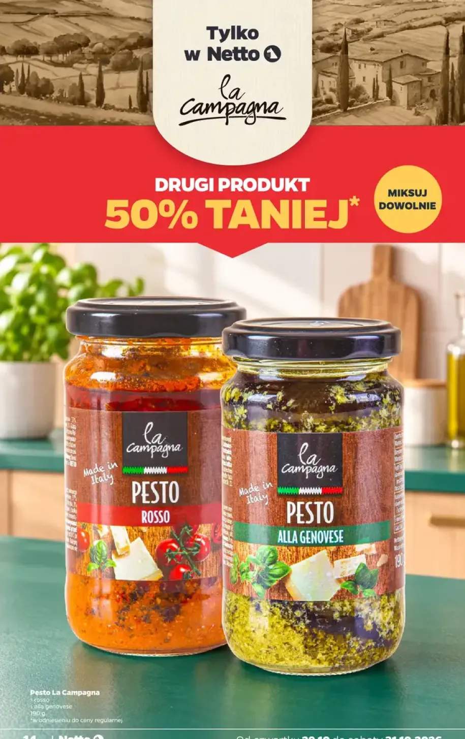 Pesto rosso La Campagna +1 wariant
