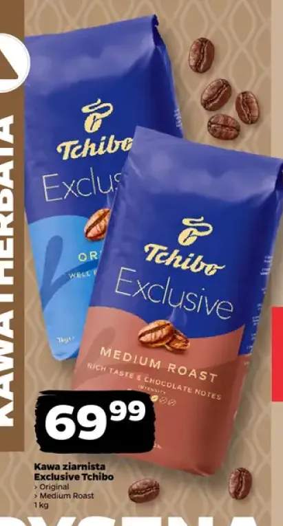 Kawa ziarnista Exclusive Original Tchibo +1 wariant