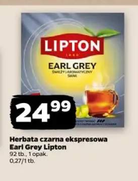 Herbata czarna ekspresowa Earl Grey Lipton