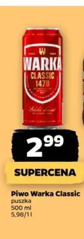 Piwo Warka Classic