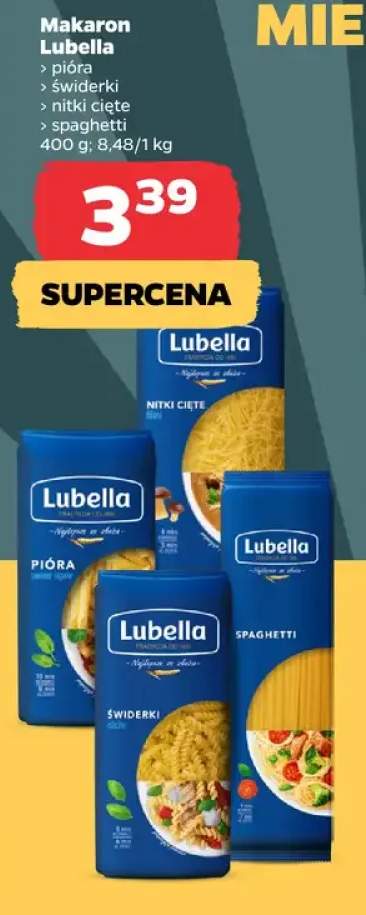 Makaron pióra Lubella +3 warianty